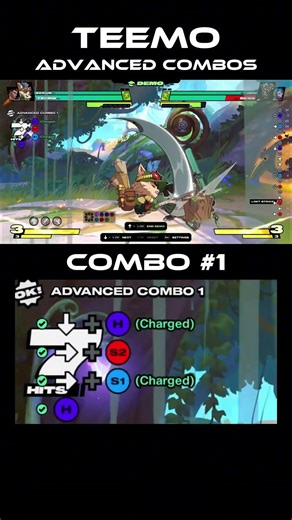 Teemo All Tutorial Combos (Beginner, Intermediate, Advanced, Expert) #2XKO #Guides