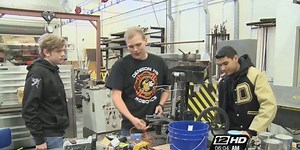 Denison High robotics team finishes school best third in state