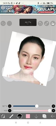 Cara Make up | Ibis Paint X #fypp #Art #ibispaint #coloring #maututorapalagi