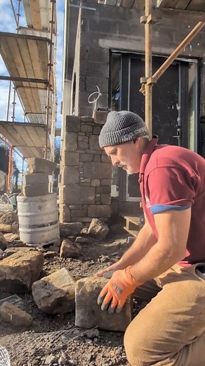 213K views · 2.8K reactions | I'm getting something done now. This reclaimed sandstone porch is coming on well and the weather has been reasonably good. #selfbuildni #buildingstone #tradesmen #architecture #tradional #construction #naturalstone #stonemasonry #stone #trade #artist #artwork | Vintage Stoneworks | Facebook