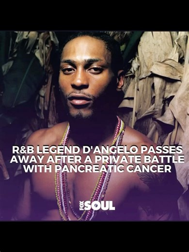 D'Angelo has passed away at the age of 51💔🕊️