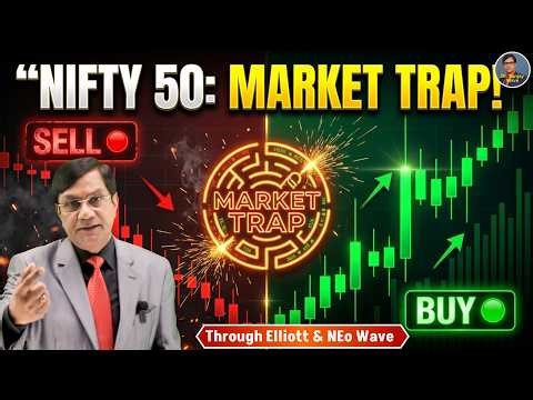 Nifty 50 TRAPPED in Range? 🔥 Elliott Wave Says “Sell Rise & Buy Dip” Strategy NOW!