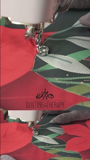 Defining Faux Appliqué Leaves: Free Motion Quilting with Angela Walters