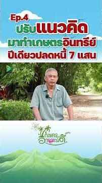 Ep 4 ปรับแนวคิดมาทำเกษตรอินทรีย์ ปีเดียวปลดหนี้ 7 แสน #เกษตรอารมณ์ดี