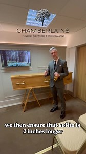 How do we determine what is the correct size coffin for a person's loved one? Our Funeral Director Gary Explains ... | Chamberlains Funeral Directors