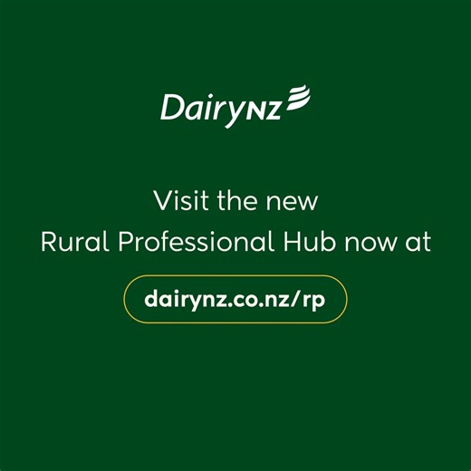 We’re excited to launch the Rural Professional Hub on our website – a dedicated space designed to support veterinarians, consultants, bankers, and service providers working with New Zealand’s dairy farmers. With a profession-specific layout, you’ll find relevant tools, case studies, seasonal content, and more – all curated to help you deliver even greater value to dairy farmers across New Zealand. Explore the Hub today at bit.ly/dnz-rp-hub. | DairyNZ