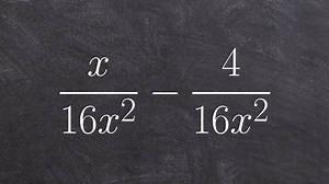 Combining rational expression with like denominators
