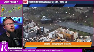 Significant damage captured by Storm Chaser Brian Emfinger in Little Rock, AR. We’re tracking this severe weather outbreak with RadarOmega LIVE NOW: https://www.youtube.com/watch?v=uFJmw4xyG9c | Ryan Hall, Y'all