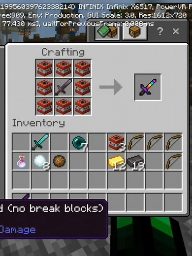 ​Mind-Blowing Rainbow Tools in Minecraft! 🤯 #bome