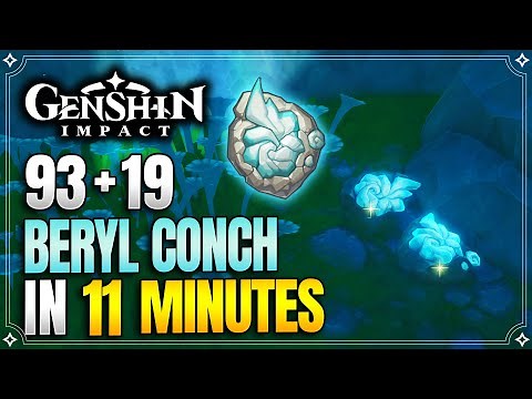 Beryl Conch Locations | Fast and Efficient | Escoffier Ascension Materials【Genshin Impact】