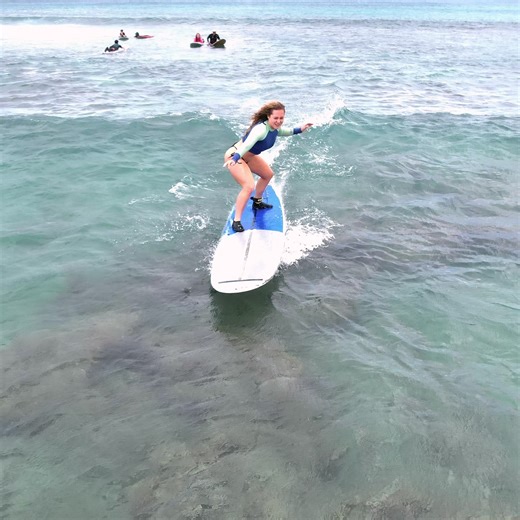 Thank you for booking a surfing lesson with us today! You did such a great job out there! We were so happy to teach you, and it was truly a pleasure getting to know you. For those interested in surfing with family or close friends, we’re always ready to serve you. We provide free surfing equipment, along with complimentary drone photos and videos to capture your special memories. Book online at www.hawaiisurfingacademy.com or call 808-277-4787 Check out our surfing lesson videos on YouTube chann