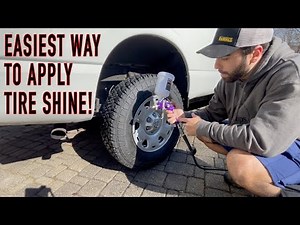Easiest Way To Apply Tire Shine!
