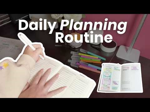 How Separating Night & Morning Planning Reduced My Stress