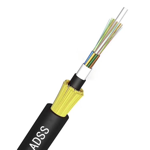 Fiber Optic Outdoor 2 12 18 24 48 Core Cable ADSS All Large Span Dielectric Self-Supporting Aerial Cable