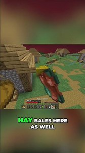 Minecraft Village Raid: Massive Portal & Golem Battle! #shorts