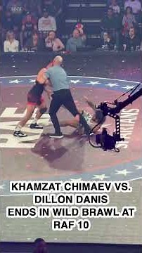 Khamzat Chimaev, Dillon Danis WILD BRAWL at RAF 10 - MMA Fighting