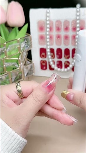 Nail sticker - Easy nail design idea 2821