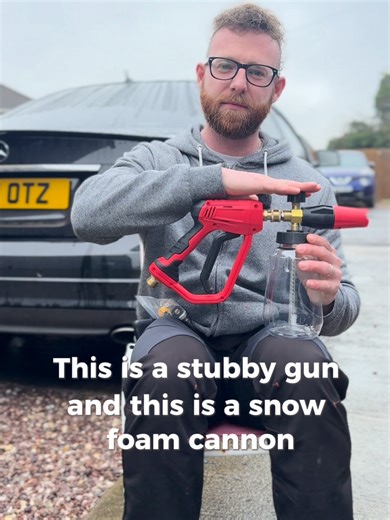 Maximize Your Car Wash with Snow Foam Cannon & Stubby Gun