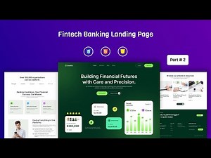 Build a Fintech Banking Web Page HTML, CSS & JS Tutorial (Part 2)