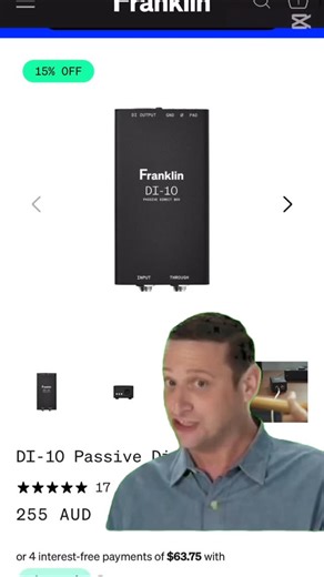 Franklin Audio Devices on Instagram: "@chasebliss sorry I completely stole your idea but it was tooooooo good not to. Also someone please buy a DI-10."