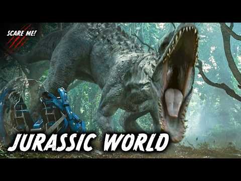 Indominus Rex ATTACKS the Gyrosphere Scene in Jurassic World (2015)
