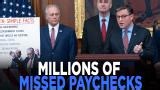 SHUTDOWN UPDATE: Johnson Says 1.4M Missed Checks Last Week, Dems Leveraging Workers' Pain | TRENDING