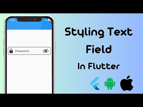Add Icon with TextField in Flutter | Taking User Input in flutter