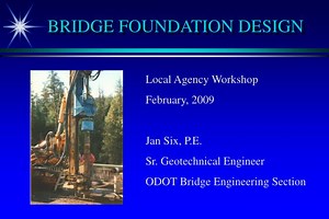 BRIDGE FOUNDATION DESIGN - SlideServe