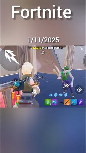 Fortnite Mobile Realístic 2v2 gameplay Redimi note 13 pro 1/11/2025