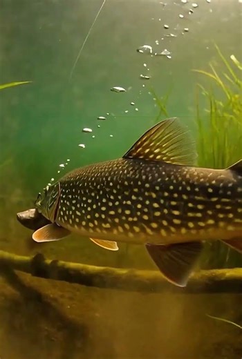 Pike Ambush After Roach Hits Branch