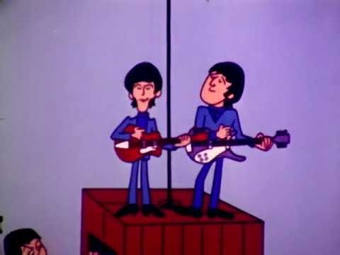 The Beatles Cartoon - Roll Over Beethoven (High Quality)