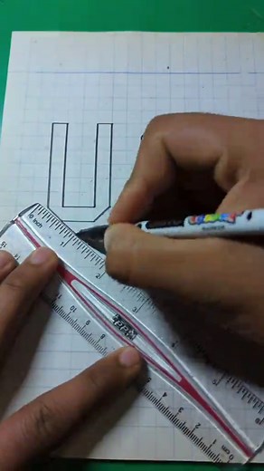 Easy 3D Letter Drawing Tutorial