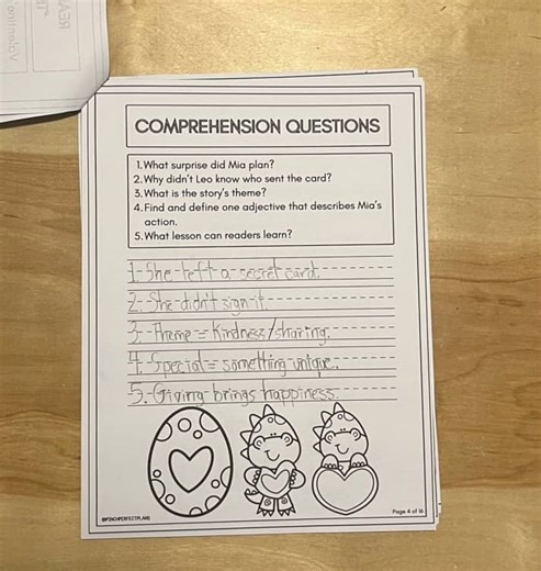 Valentine’s Day Cross-Curricular Workbook (Grades 2–5)