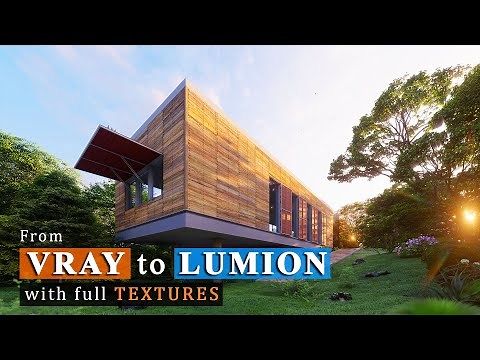 How To Export from VRay for 3Ds Max to LUMION with Textures