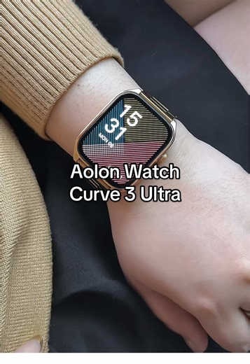 NEWEST SMART WATCH: Aolon Curve 3 ULTRA 🔥 Sleek. Smart. Ultra smooth. Style that keeps up with you ⌚️ #smartwatch #smartwatches #fitnesswatch #aolonsmartwatch #smartwatchviral