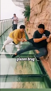 The glass bridge actually broke 😳