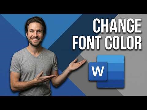 How To Change Font Color In Microsoft Word [Easy Guide]