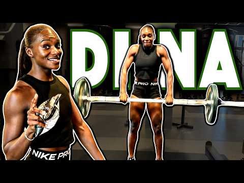 Dina Asher-Smith Weight Room Session