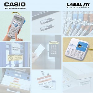 99 reactions | If you are someone who has a niche for an organized office then the casio label printers are made for you! Go beyond just organizing the workspace with the casio label makers #labelit #casio | Casio Calculators India | Facebook