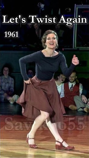 Chubby Checker - Let's Twist Again (Intro) [Americana] 4K Remastered 1 #Savik6655 #shorts #short