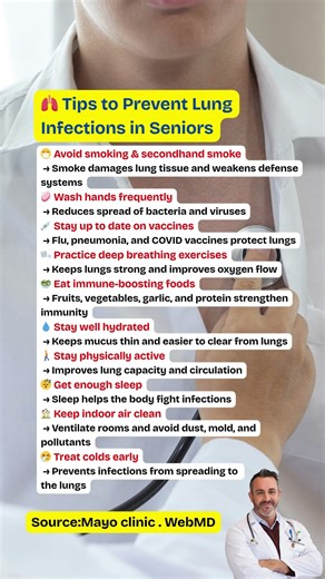 Tips to Prevent Lung Infections in Seniors