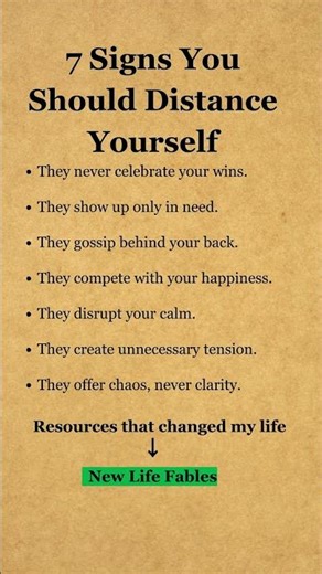 7 Toxic Signs: How to Distance Yourself NOW! #shorts
