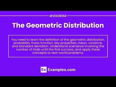 Ch 3 The geometric distribution