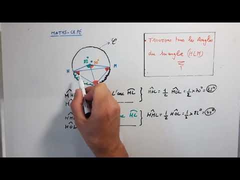 Notion d'angle au centre et angle inscrit dans un cercle - MATHS-CRPE