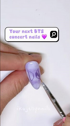 Your nails for the upcoming BTS ARIRANG World Tour 💜 #bts #btsarmy #nailart #naildesign #nailinspo