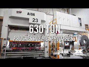 630 Ton Servo Press with Progressive Die | AIDA-America | Wico Metal Products
