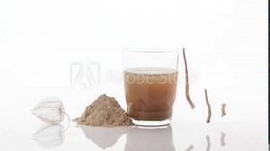 Falling roots of Ashwagandha.