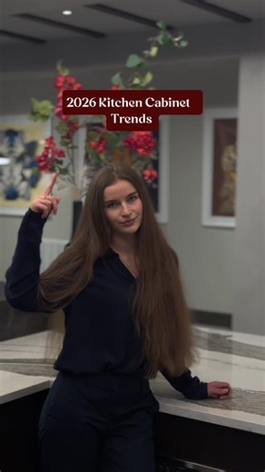 APlusCabinetry on Instagram: "The hottest kitchen cabinet trends for 2026: 1. Rich walnut cabinetry 2. Curved kitchen islands 3. Burgundy (deep red) cabinets 4. Two-toned cabinet designs ✅ Save this for your future remodel #kitchenremodel #cabinettrends #customcabinets #kitchentrends2026"