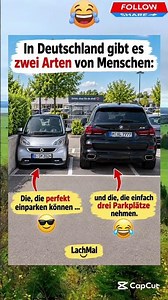 😂 Zwei Arten beim Einparken – welche bist du? #funny #witze #comedy #humor