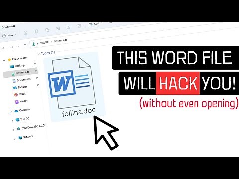 Hackers can now HACK you with just a Word Document! | Zero-Day Exploit!